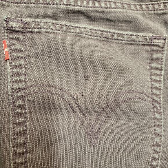 Vintage Levis 518 Jeans Womens 13M Purple Superlow Boot Cut Low Rise Denim Y2K - Picture 13 of 14